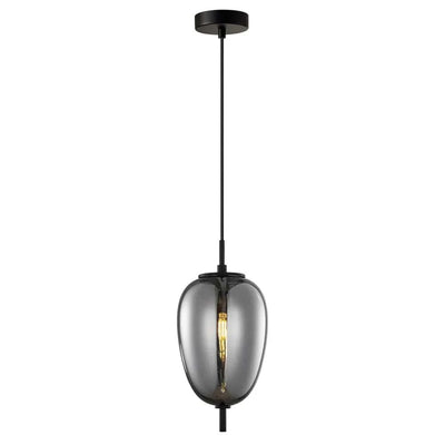 CLA Lighting Indoor Pendants Pino Oval Pendant Light in Opal Matte or Smokey Black Lights-For-You PINO6