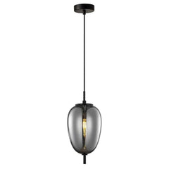 CLA Lighting Indoor Pendants Pino Oval Pendant Light in Opal Matte or Smokey Black Lights-For-You PINO6