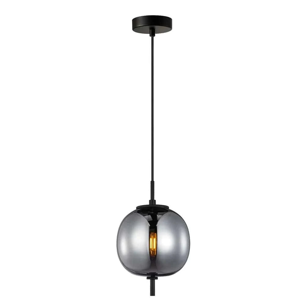 CLA Lighting Indoor Pendants Pino Round Pendant Light in Opal Matte or Smokey Black Lights-For-You PINO5