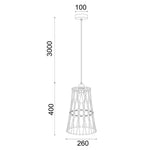 CLA Lighting Indoor Pendants Plier Pendant Light Adjustable Shape 1Lt Lights-For-You