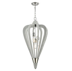 CLA Lighting Indoor Pendants Senorita Pendant Light in Polished Nickel Lights-For-You SENORITA5 9326191024375