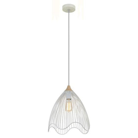 CLA Lighting Indoor Pendants Spiaggia Cone Pendant Light in Black or White Lights-For-You SPIAGGIA4 9326191023286