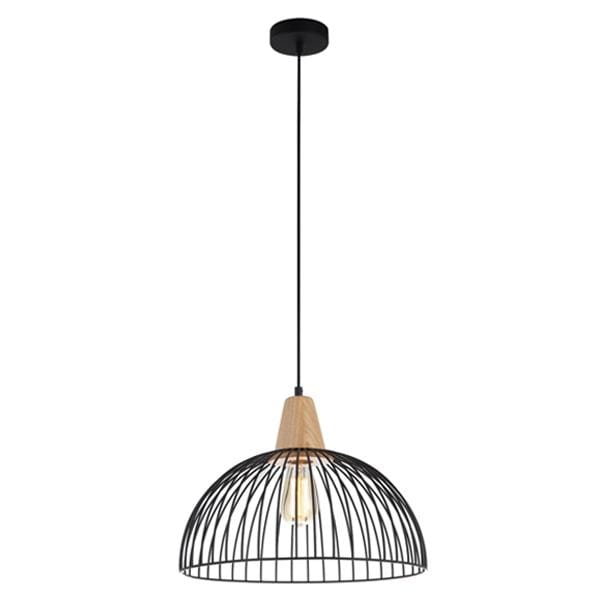 CLA Lighting Indoor Pendants Strand 1 Light Pendant Black Lights-For-You STRAND1 9326191023231