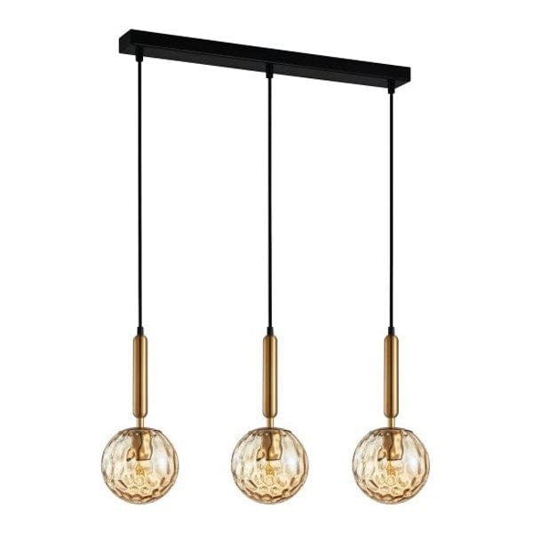 CLA Lighting Indoor Pendants Trattino Round, Bar Pendant Light 3Lt Lights-For-You TRATTINO1X3S 9326191034886