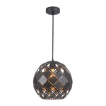 CLA Lighting Indoor Pendants Tuile Pendant Light Interior Embossed Tile Iron Lights-For-You TUILE4 9326191033124