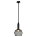 CLA Lighting Indoor Pendants Vintaj Interior Wine Ribbed Glass Pendant Light Lights-For-You VINTAJ1 9326191036675