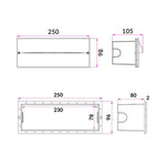 CLA Lighting Indoor Wall Lights Oga Exterior LED Recessed Wall Light Lights-For-You