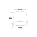 CLA Lighting Lamp Shades CLA SHADE - D.I.Y. Slant Lampshade Lights-For-You