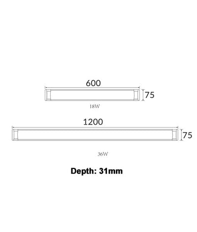 CLA Lighting LED Battens Razor LED Batten Light Lights-For-You