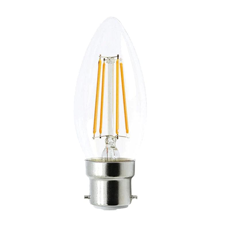 CLA Lighting LED Globes 4w LED B22, E27, B15, E14 Candle Globe Warm White Lights-For-You CF38DIM 9326191030567