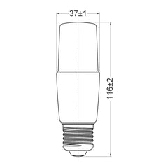 CLA Lighting LED Globes 9w LED E27 T40 Stick Globe Lights-For-You