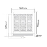CLA Lighting LED High Bay HIB7 168xSMD LED High Bay Square Black Lights-For-You HIB7 9326191025921