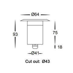 CLA Lighting Led lights Outdoor LED Deck Light 3w in Stainless Steel or Copper Lights-For-You