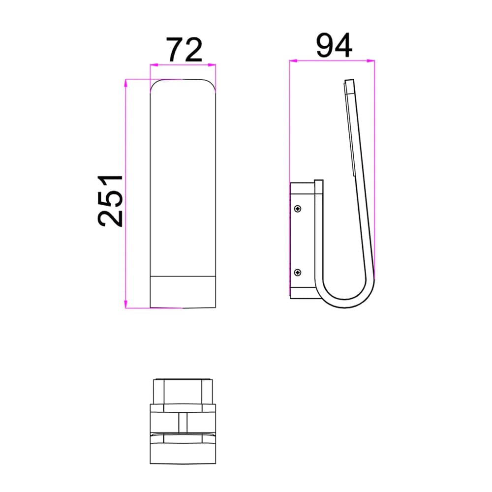 CLA Lighting Outdoor Wall Lights Hak Outdoor LED Wall Light Lights-For-You