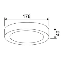 CLA Lighting Oyster Lights Low Profile 6W, 12W LED Round Oyster Light Lights-For-You