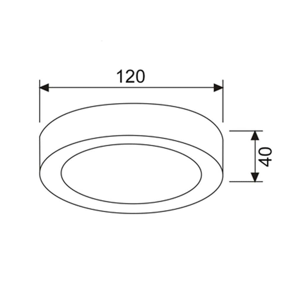 CLA Lighting Oyster Lights Low Profile 6W, 12W LED Round Oyster Light Lights-For-You