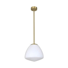 CLA Lighting Pendant Light Antique Brass Ciotola Small Dome Pendant Light w/ Frost Glass Lights-For-You CIOTOLA2