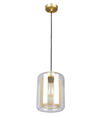 CLA Lighting Pendant Light Brass Oblong Glass Pendant Light Lights-For-You TONO3