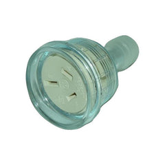 CLA Lighting Plug Top Rewirable 3 Pin Plug Top 10A Clear (Male & Female) Lights-For-You PLUG002 9326191028373