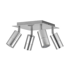 CLA Lighting Spot Lights Poseidon 4 Light Ceiling Spotlight Square Plate Lights-For-You PG4SQT 9326191029714