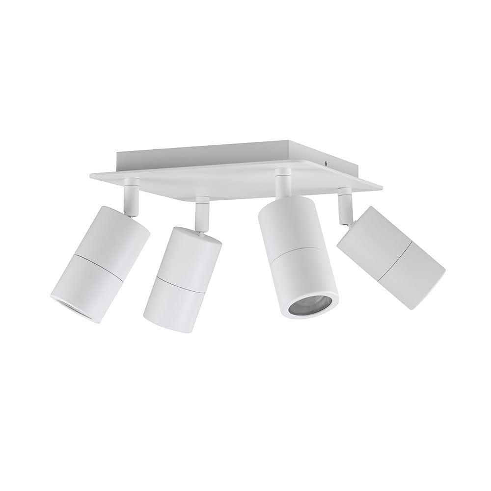 CLA Lighting Spot Lights Poseidon 4 Light Ceiling Spotlight Square Plate Lights-For-You PG4SQWH 9326191029660