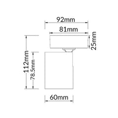 CLA Lighting Spot Lights Spot 240V GU10 Square Base Adjustable Spotlight Lights-For-You