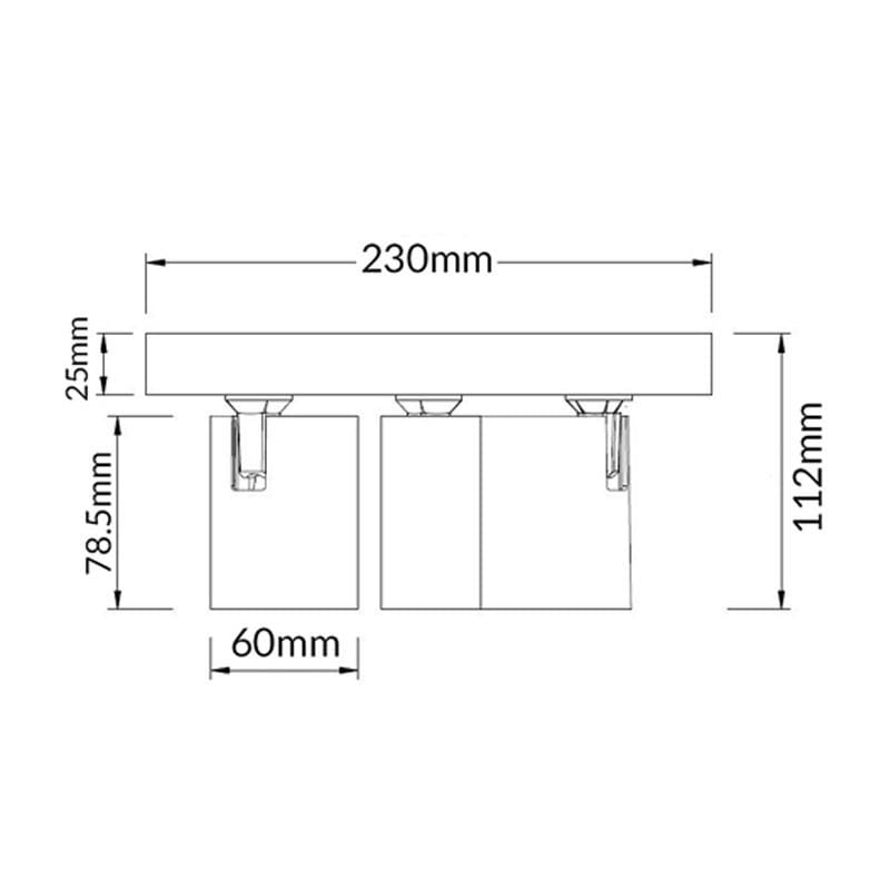 CLA Lighting Spot Lights Spot 240V GU10 Triple Adjustable Spotlight Lights-For-You