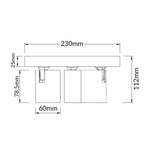 CLA Lighting Spot Lights Spot 240V GU10 Triple Adjustable Spotlight Lights-For-You