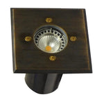 CLA Lighting Step Lights Inground Up Lighters/Steplight Open Faceplates Lights-For-You IGMLSQBR 9326191026614