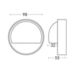 CLA Lighting Step Lights Surface Mounted 12V 3W LED Eyelid Step Light Lights-For-You