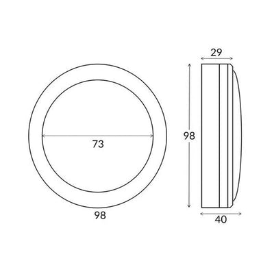 CLA Lighting Step Lights Surface Mounted 240V 6W LED Step Light Lights-For-You