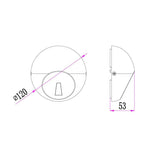 CLA Lighting Step Lights Surface Mounted Round 3.5W Step Light Lights-For-You