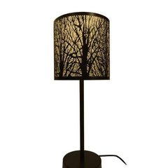 CLA Lighting Table Lamps Autumn Table Lamp 60W in Aged Bronze W/amber lining Lights-For-You AUTUMN04TL 9326191029059