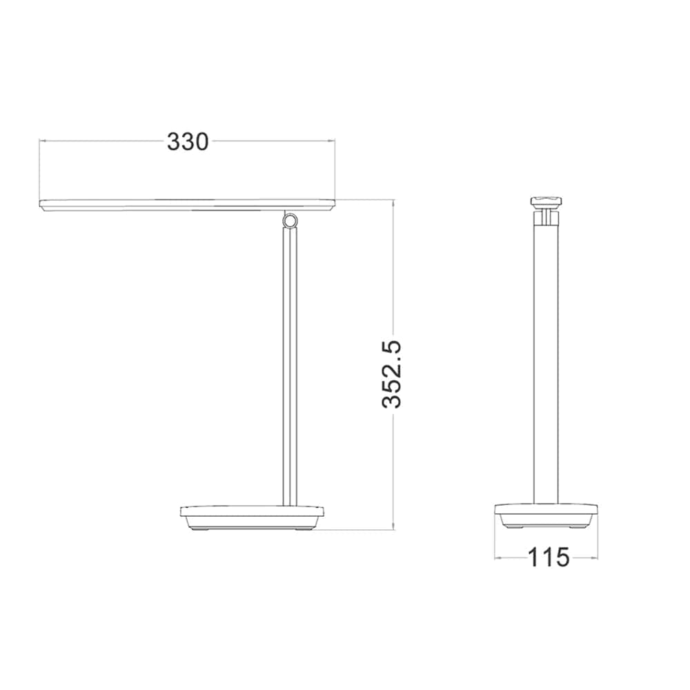 CLA Lighting Table Lamps D I Y LED Tri-CCT Portable Lights-For-You FLATMATE White