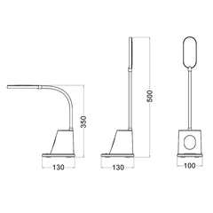 CLA Lighting Table Lamps LED Rechargeable Portable Functional Lights-For-You PENMATE