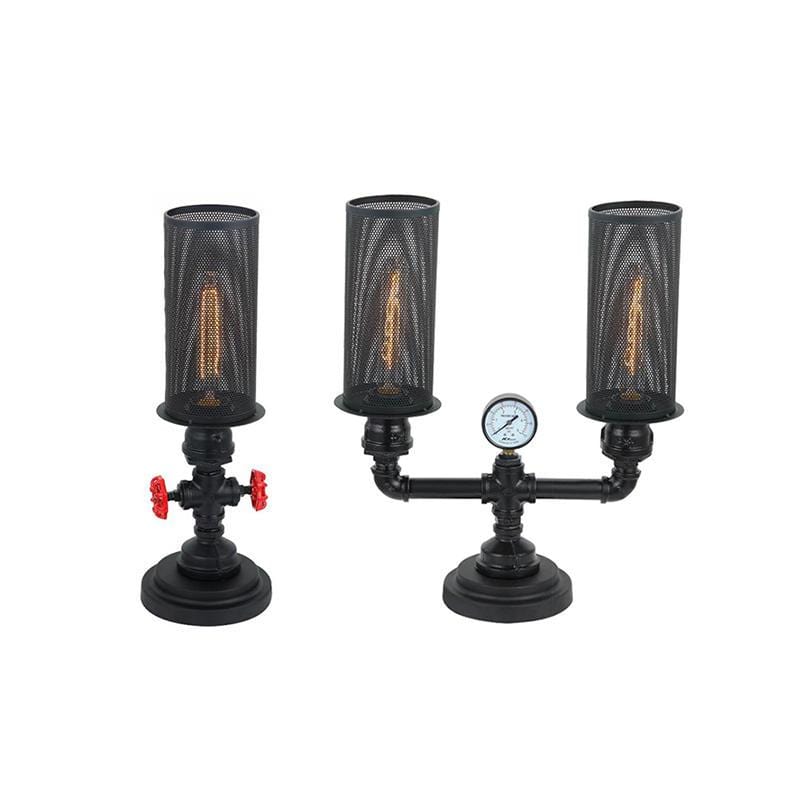 CLA Lighting Table Lamps VENETO Table Lamp 240V Black in 1 or 2 Light Lights-For-You