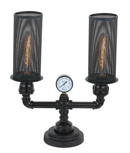 CLA Lighting Table Lamps VENETO Table Lamp 240V Black in 1 or 2 Light Lights-For-You VENETO-T2 9326191021985