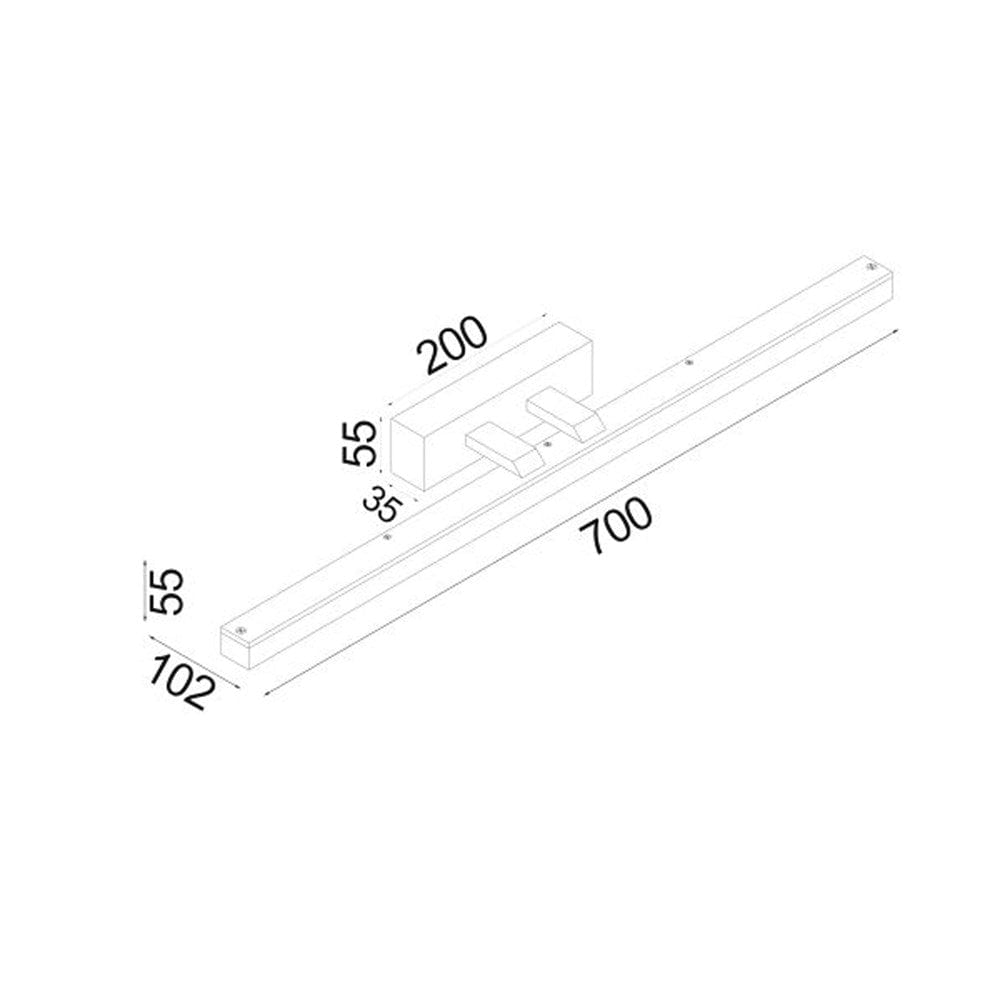 CLA Lighting Vanity Lights Vanitas LED Vanity Light CCT Large 16w Lights-For-You