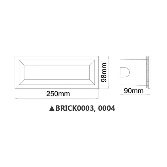 CLA Lighting Wall Lights Brick Series Exterior Wall Light Lights-For-You