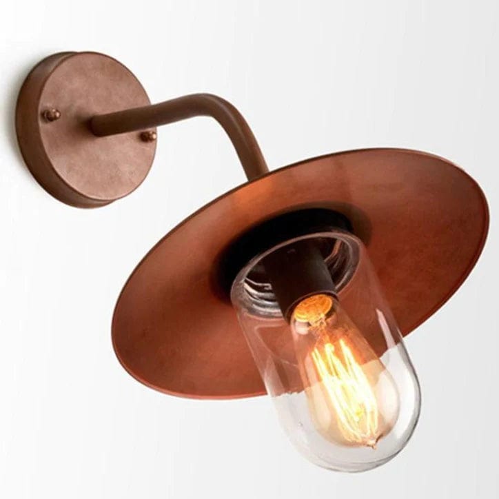 CLA Lighting Wall Lights Deksel Outdoor Wall Light in Matt Aged Copper Lights-For-You DEKSEL01 9326191029912