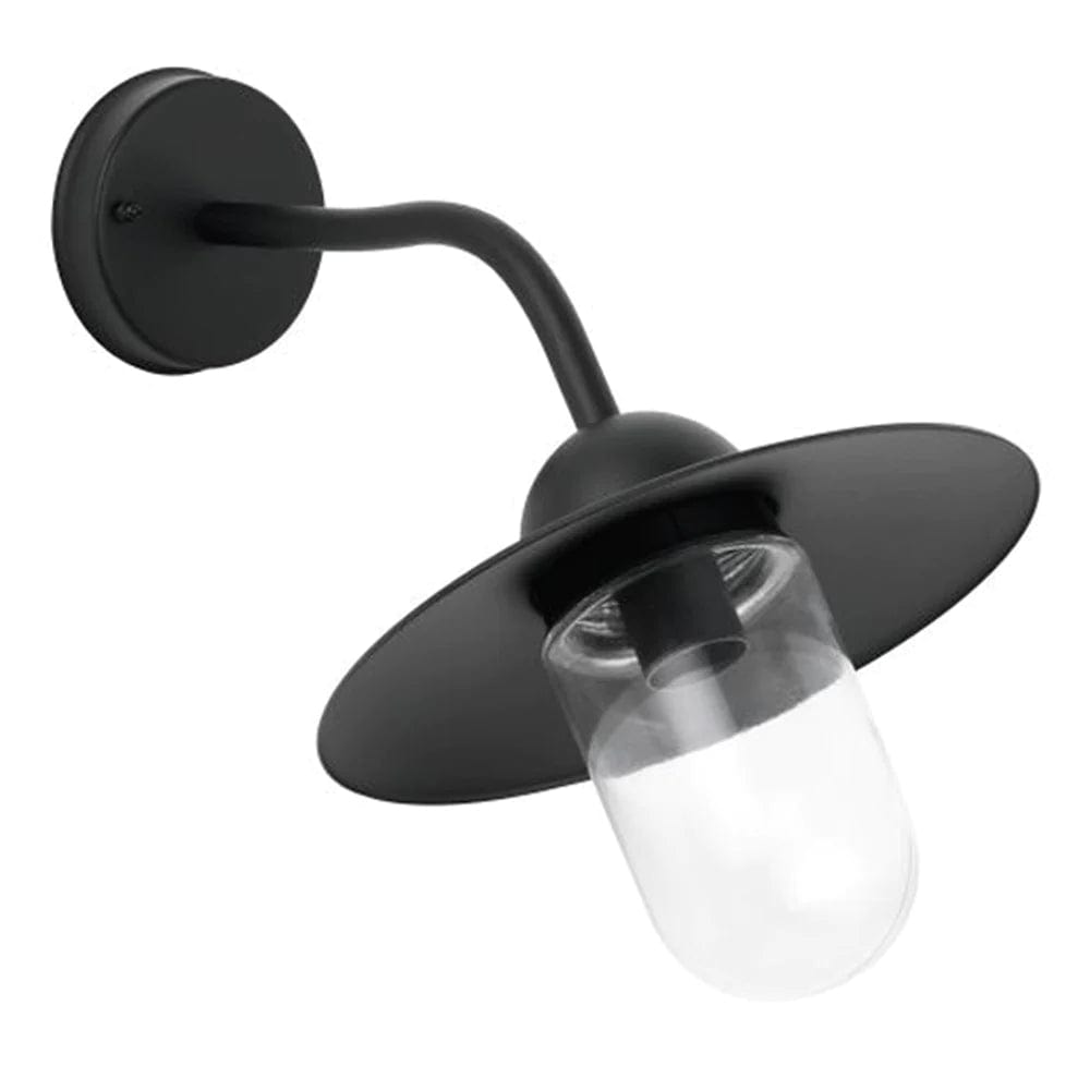 CLA Lighting Wall Lights Deksel Sun Hat Outdoor Wall Light in Matt Black Lights-For-You DEKSEL04 9326191032301