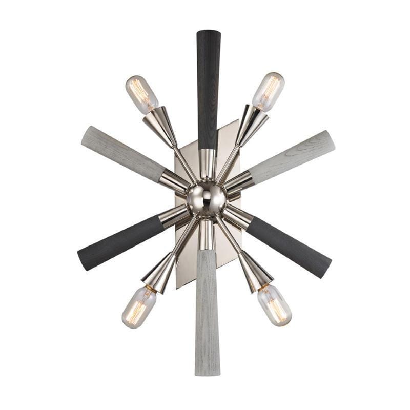 CLA Lighting Wall Lights Modern Wall Light Polished Nickel Lights-For-You SPUTNIK2 9326191023347