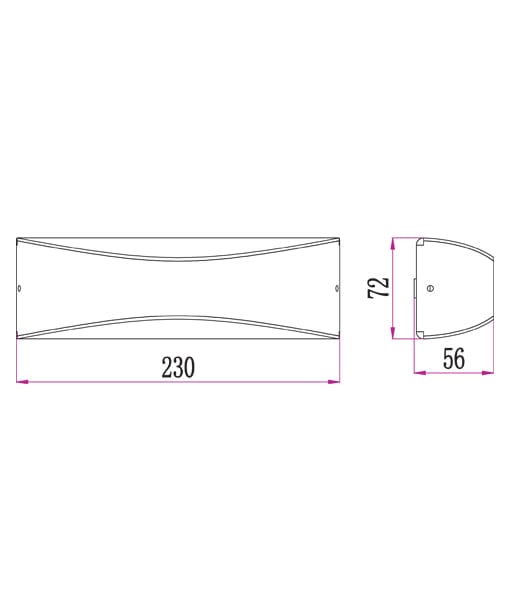 CLA Lighting Wall Lights Outdoor LED Up/Down Wall Light Lights-For-You