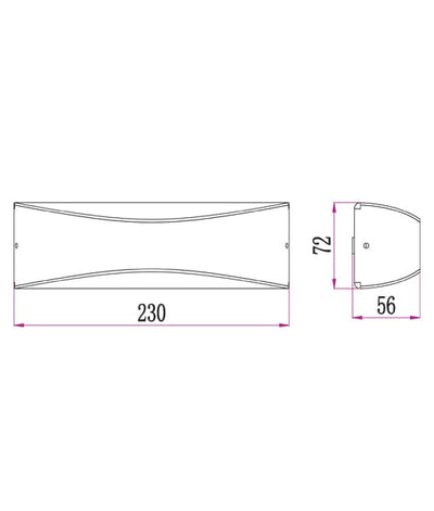 CLA Lighting Wall Lights Outdoor LED Up/Down Wall Light Lights-For-You