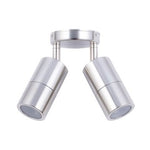 CLA Lighting Wall Lights Poseidon 240V GU10 Double Adjustable Wall Pillar Light Lights-For-You PG2ASS 9326191026911
