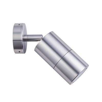 CLA Lighting Wall Lights Poseidon 240V GU10 Single Adjustable Wall Pillar Light Lights-For-You PG1ASHSIL 9326191028151