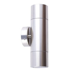 CLA Lighting Wall Lights Poseidon 240V GU10 Up & Down Wall Pillar Light Lights-For-You PGUDSHSIL 9326191028137