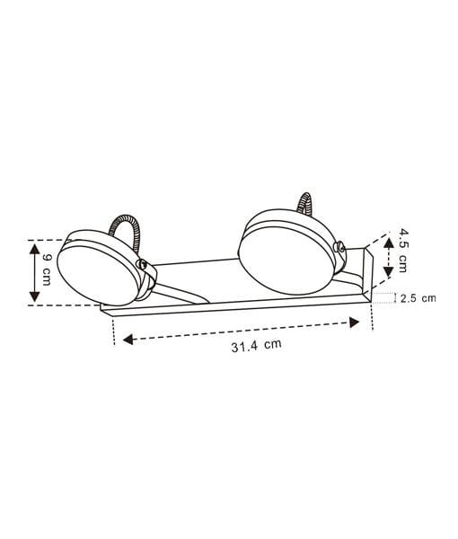 CLA Lighting Wall Lights Seattle City Series LED Interior Wall Light Lights-For-You