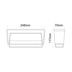 CLA Lighting Wall Lights Topa Up/Down Wall Light LED Surface Mounted Lights-For-You