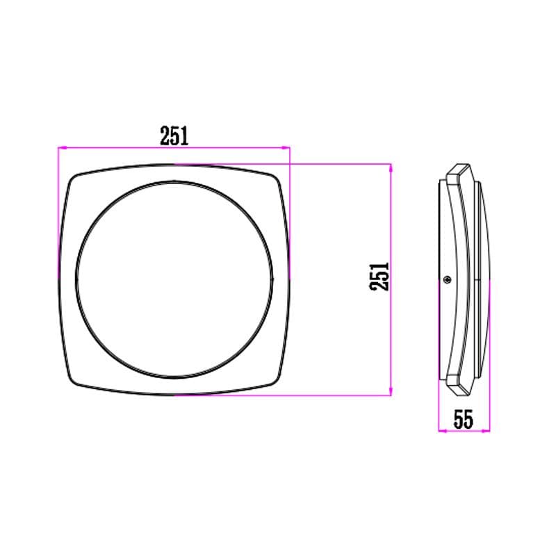 CLA Lighting Wall Lights Ulan LED Exterior Wall or Ceiling Light Lights-For-You